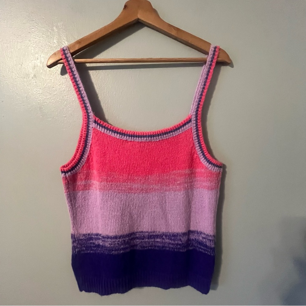 NWT Lily Pulitzer Tessal Yarn Sweater Tank Marled Ombre Size Medium